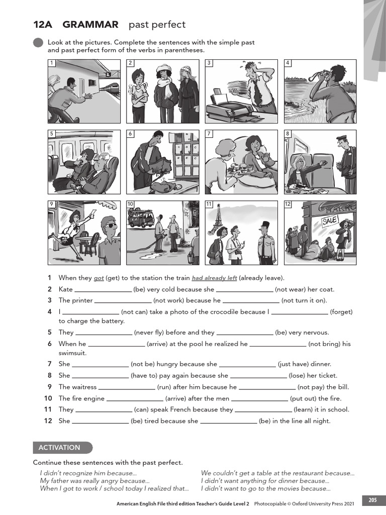AEF3e - Level - 2 - TG - PCM - Grammar - 12A-1 FINAL | PDF | Languages ...