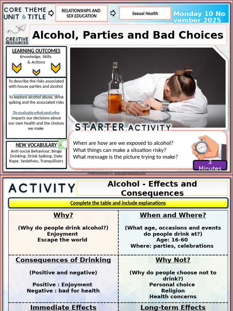 Risks of Alcohol and House Parties | PDF | Substance Abuse | Rape