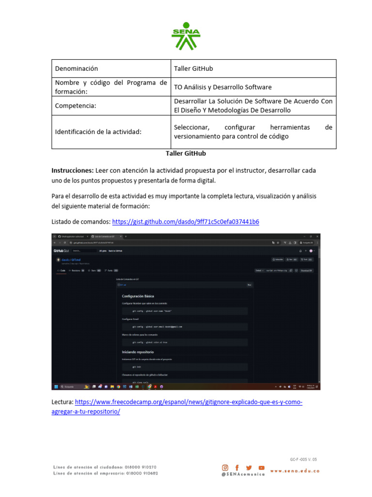 Taller Práctico de GitHub para Aprendices | PDF | Informática ...