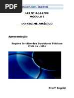 Noções da lei 8112-90 facil de entender comentários e exercicios