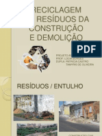 Reciclagem Construção Civil