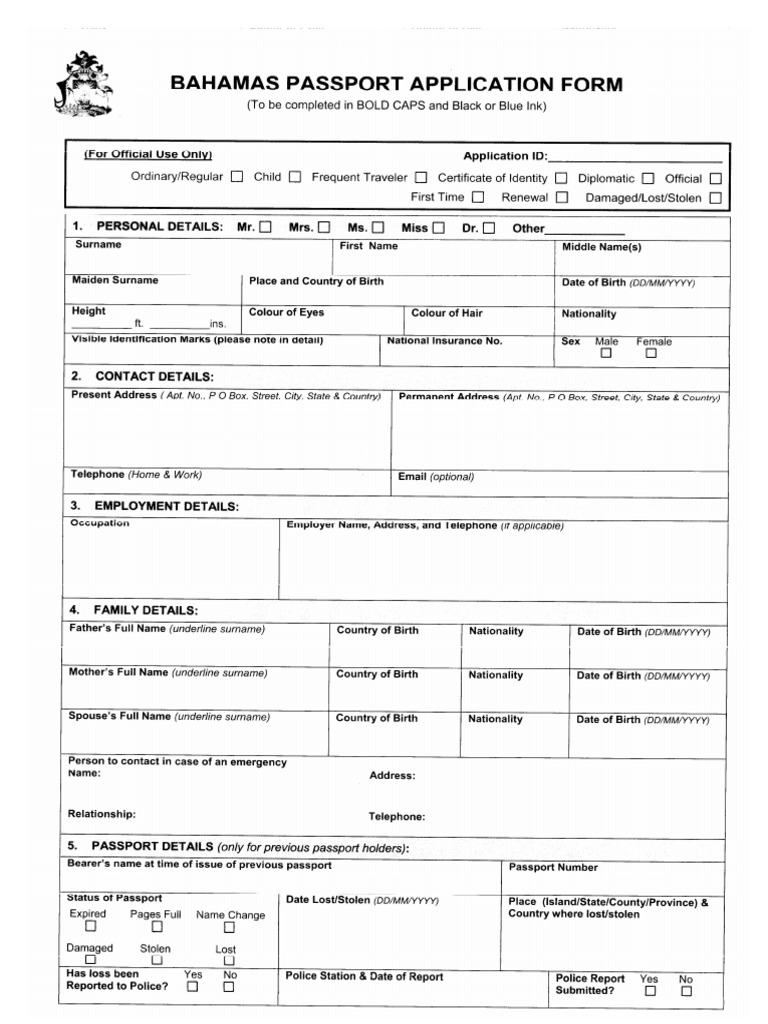 MOFA Passport Application | PDF