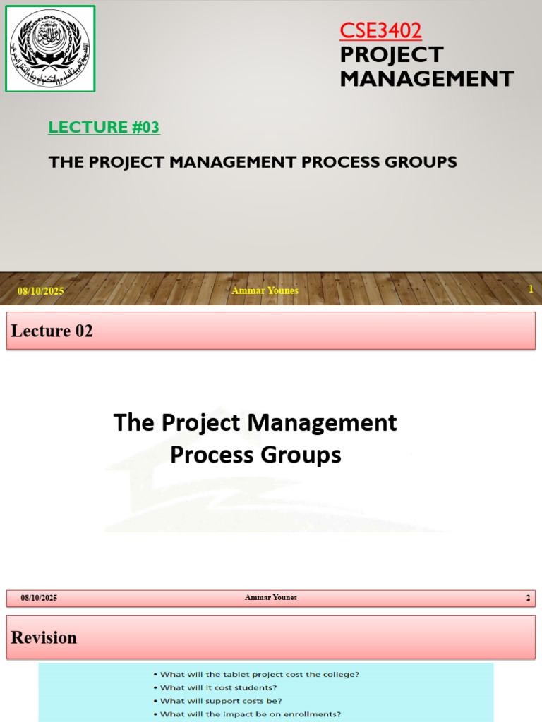 Project Management Process Groups Explained | PDF | Project Management ...