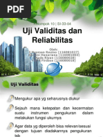 Download Uji Validitas Dan Reliabilitas by Muhammad Ihsan Nugraha SN94677116 doc pdf