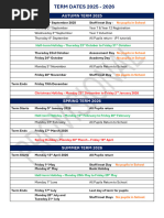 School Term Dates Calendar 2026 To 2027 | PDF | Observances