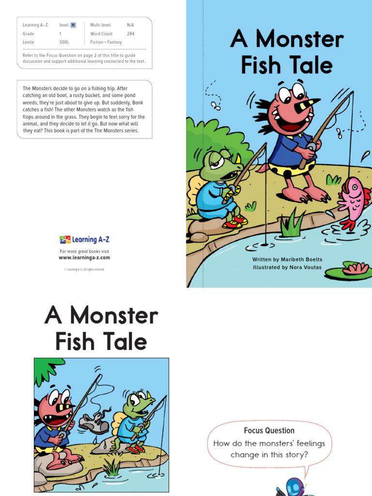 A Monster Fish Tale: Fishing Adventure | PDF