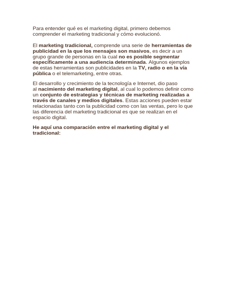 Introducción al Marketing Digital | PDF | Publicidad digital | Publicidad