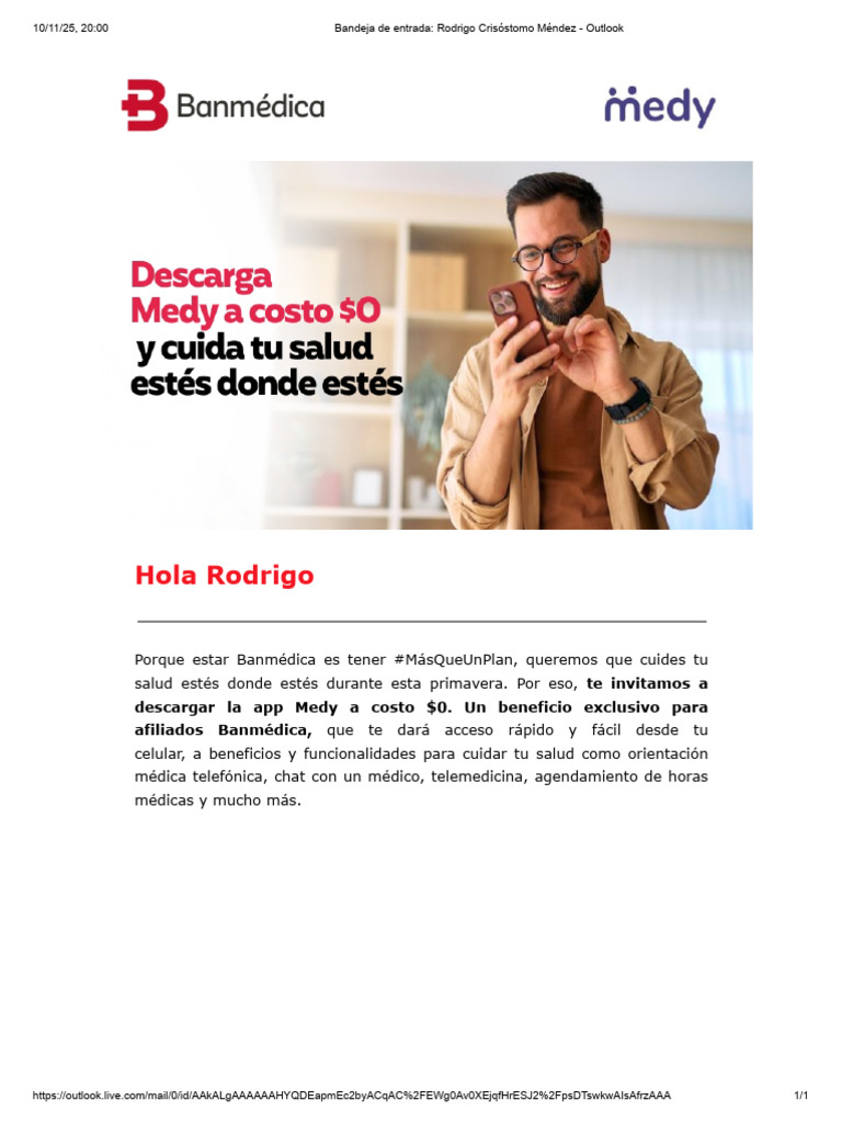 Banmedica, aplicación Medy | PDF