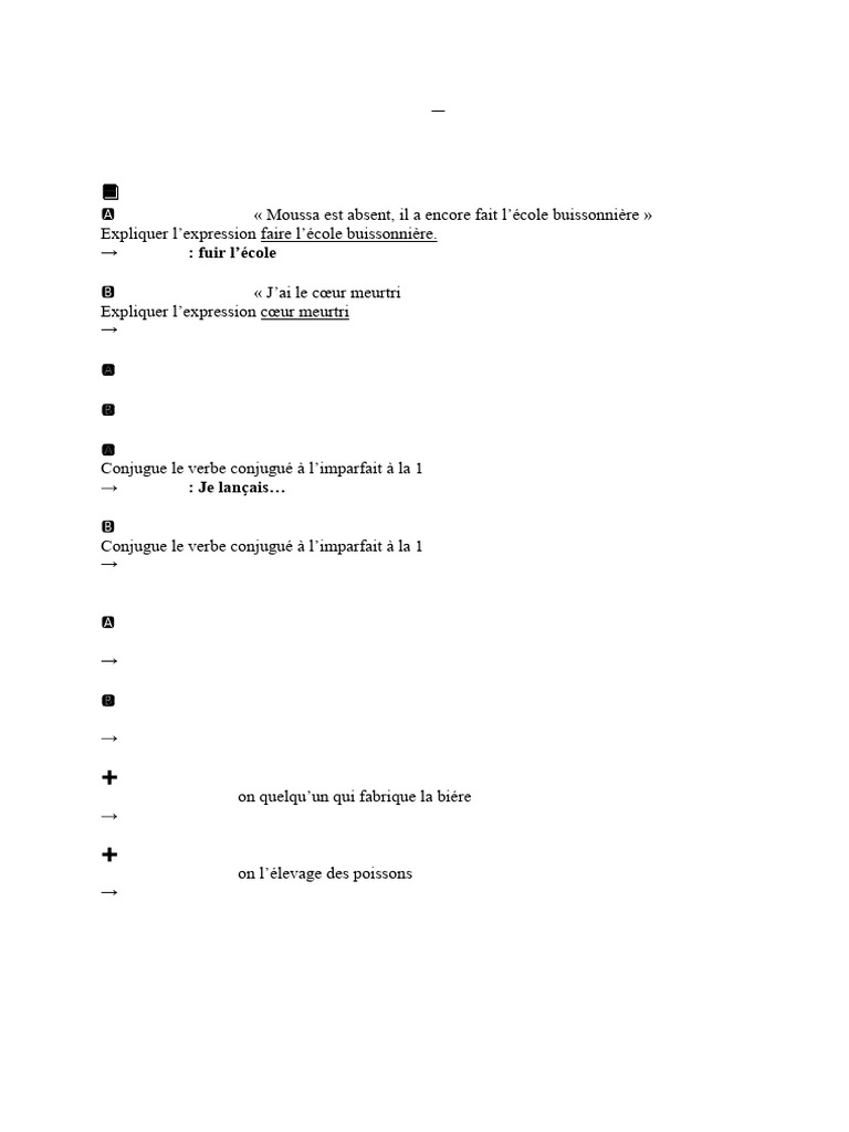 Questions de Génie en Herbe 5eB vs 3eA | PDF