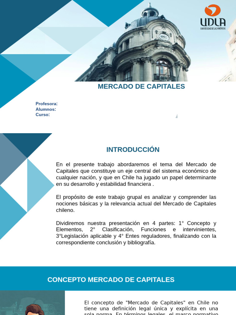 Mercado de Capitales en Chile: Análisis y Estructura | PDF ...