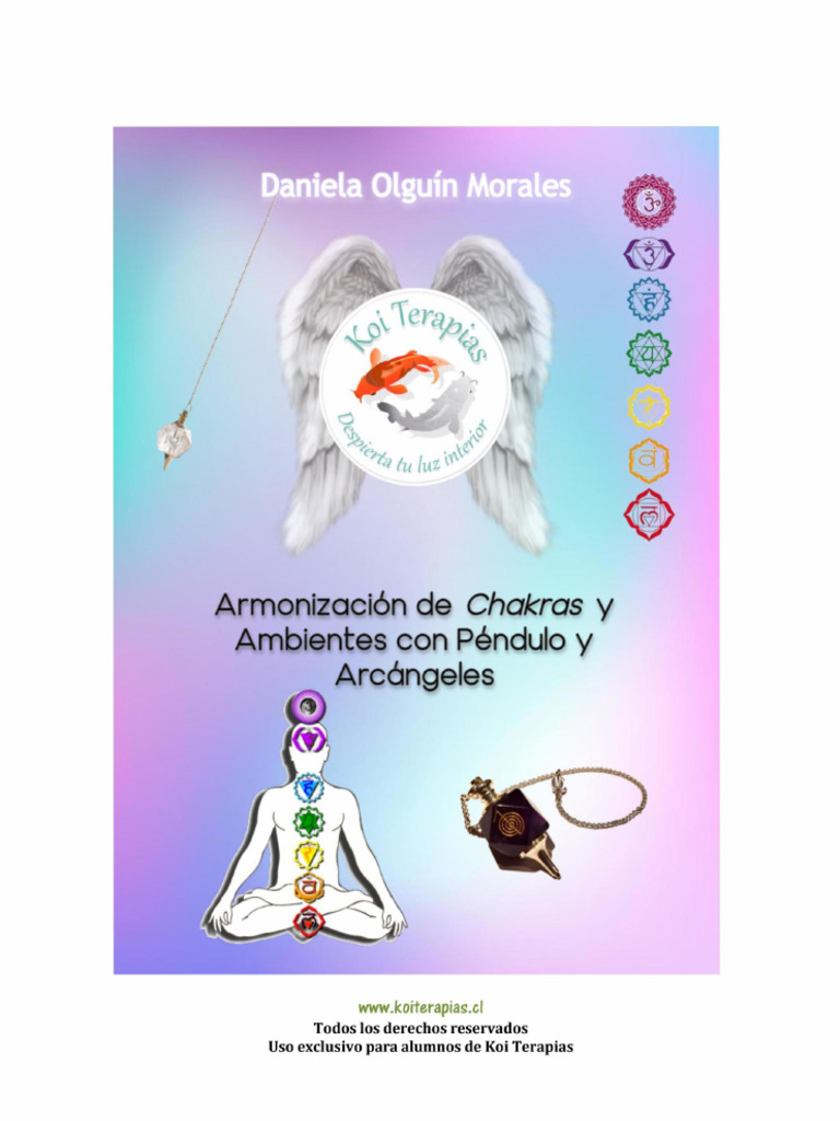 Armonizacion de Chakras y Ambientes Con Pendulo y Arcangeles PDF Free | PDF