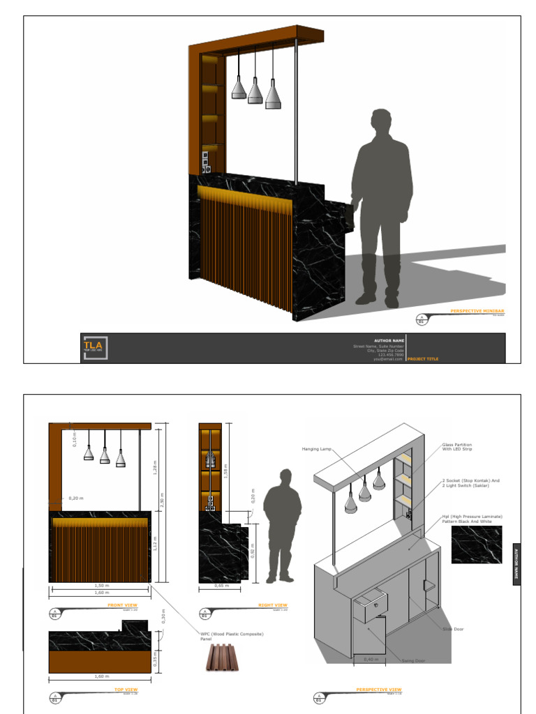 Minibar Design Project Overview | PDF | Door | Equipment