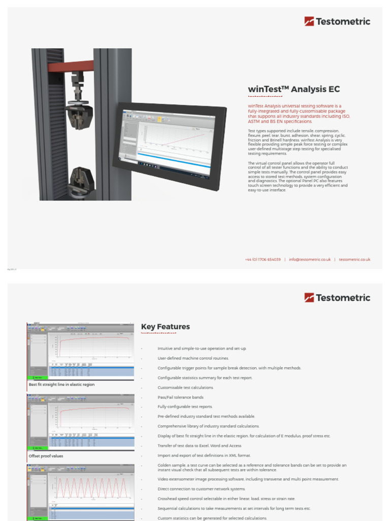 WinTest Analysis v5.2 | PDF | Strength Of Materials | Deformation ...
