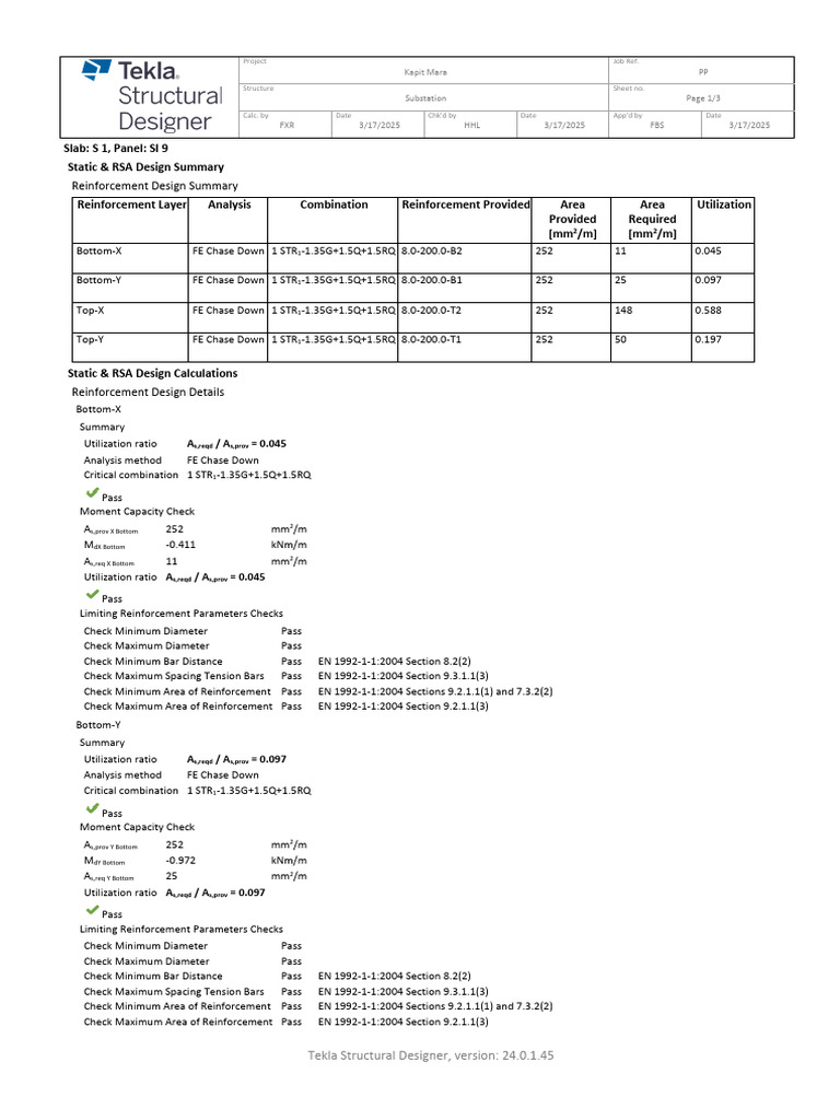 Substation Structural Design Summary | PDF | Civil Engineering ...
