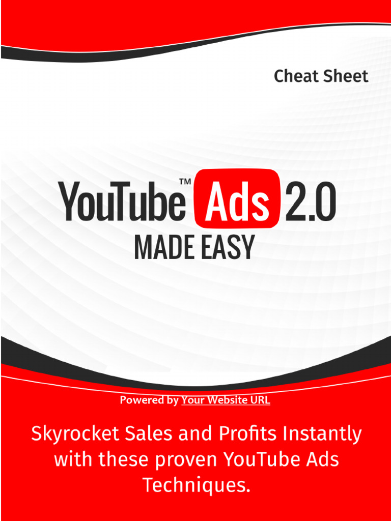 YouTube Ads 2.0 Video Training Guide | PDF | You Tube | Advertising