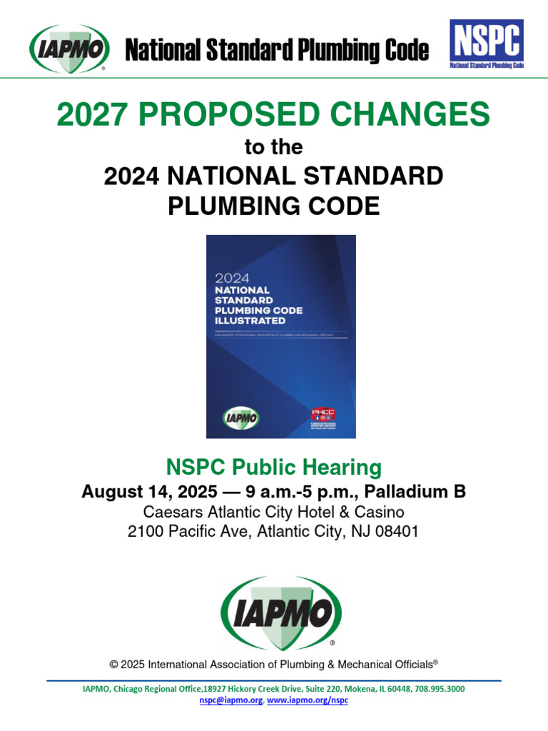 2027 NSPC Proposed Changes Overview | PDF | Pipe (Fluid Conveyance ...