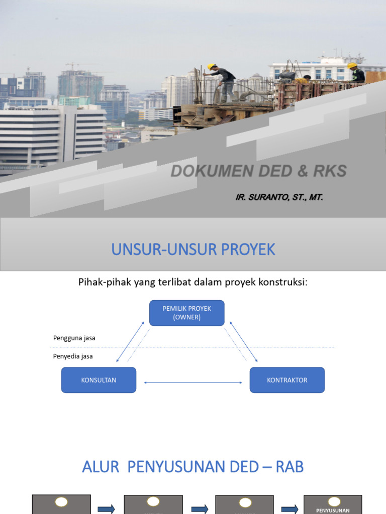 Panduan Penyusunan DED dan RKS Konstruksi | PDF