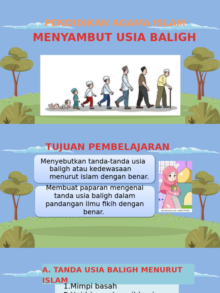 Tanda Usia Baligh dalam Islam Kelas 4 | PDF