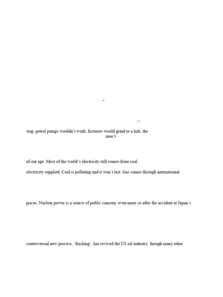 Electricity Company Marketing Analysis | PDF | Opec | Sustainable ...