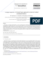 A Formal Logic Approach to Interval-Valued Residuated Lattices