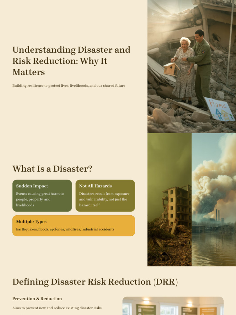 Disaster Risk Reduction: Building Resilience | PDF | Disaster Risk ...
