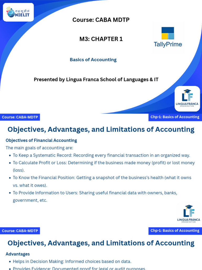 Basics of Accounting Overview | PDF | Debits And Credits | Business