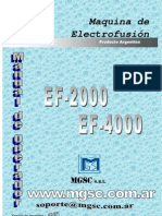 Manual Electrofusionadora