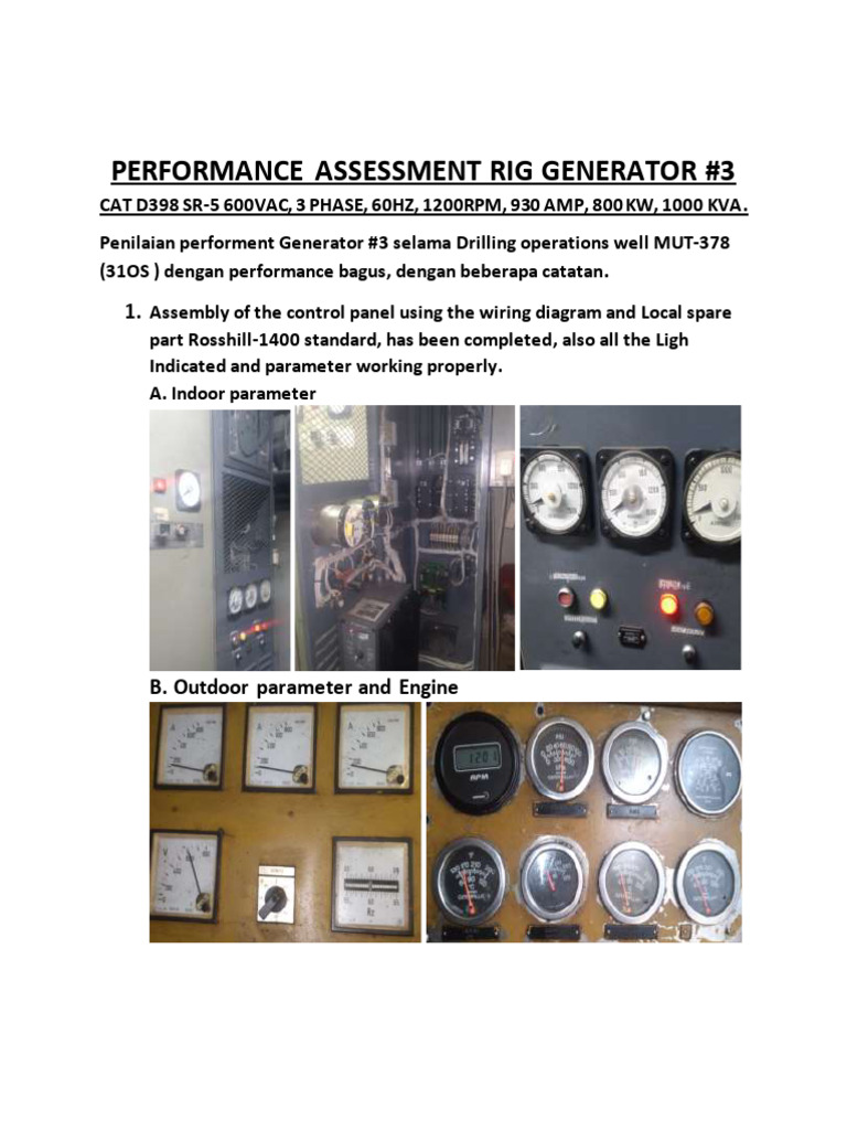 Rig Gen #3 Performance Assessment | PDF