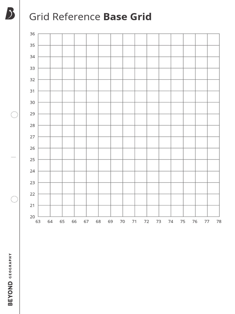 Grid Reference Base Grid - A4 | PDF