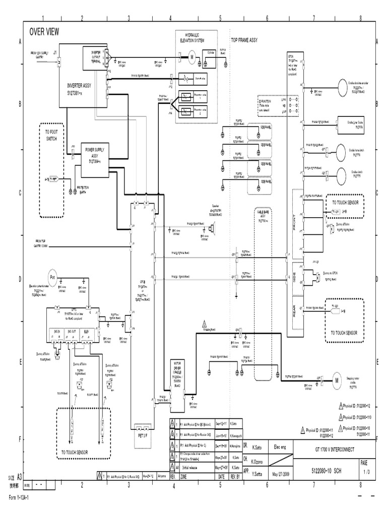 GE Healthcare GT 1700 V Interconnect Diagram | PDF | Equipment ...