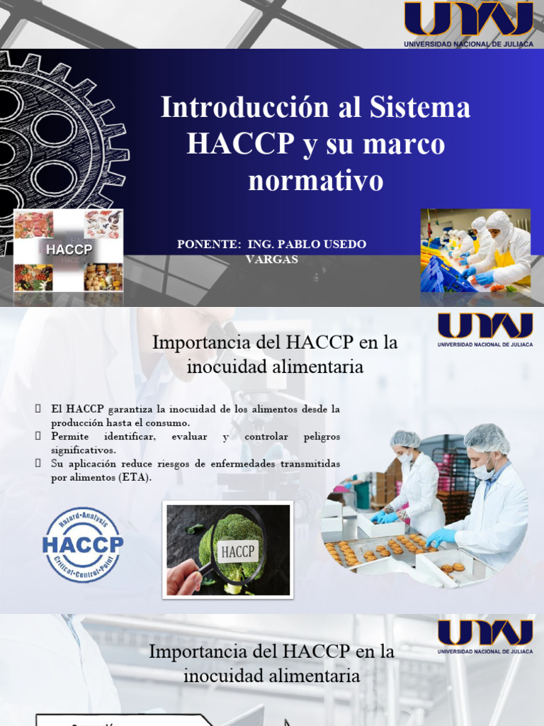Importancia del HACCP en Inocuidad Alimentaria | PDF | Seguridad ...