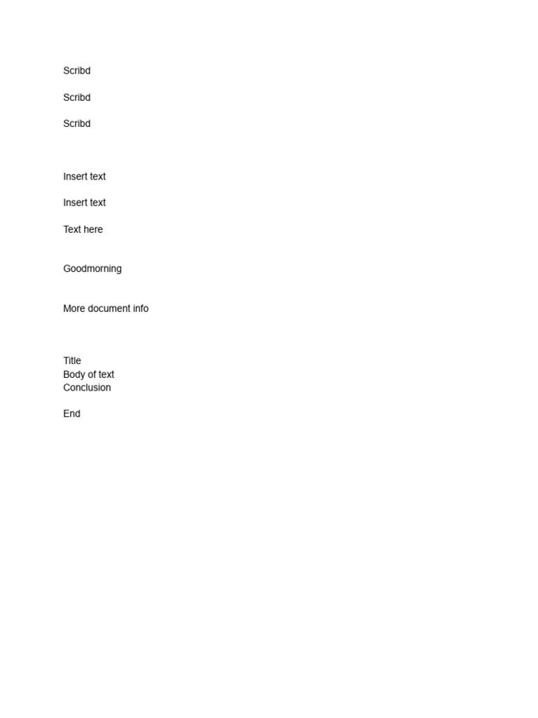 Scribd Document Overview and Details | PDF