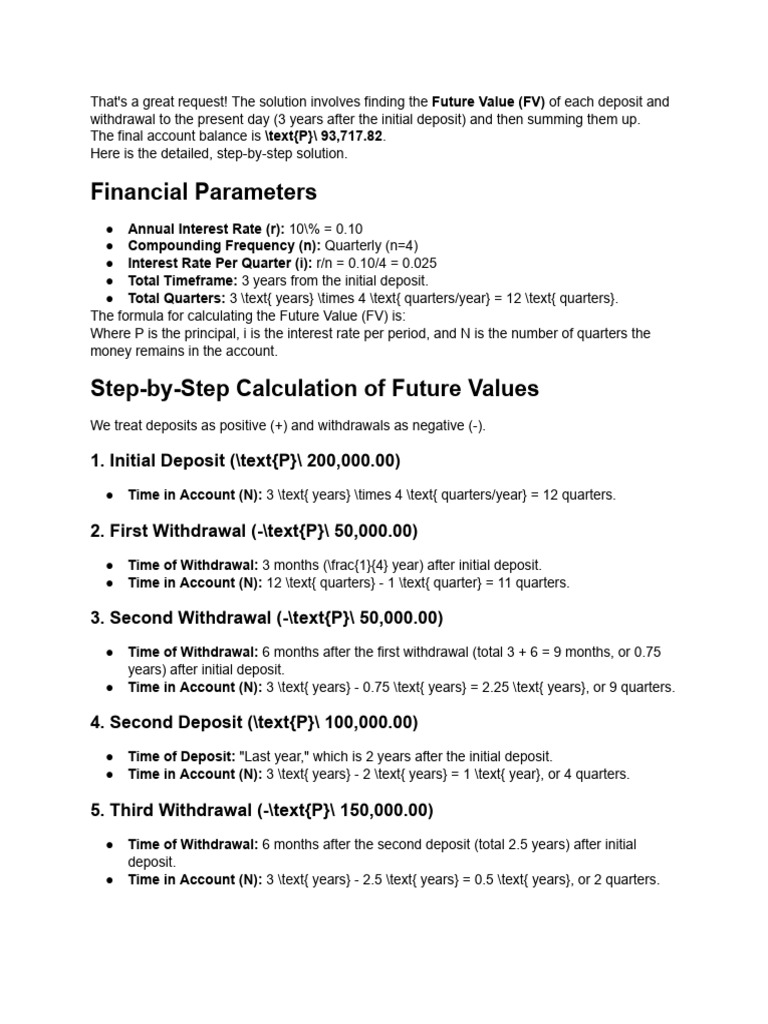 Can U Show The Detail Solution | PDF