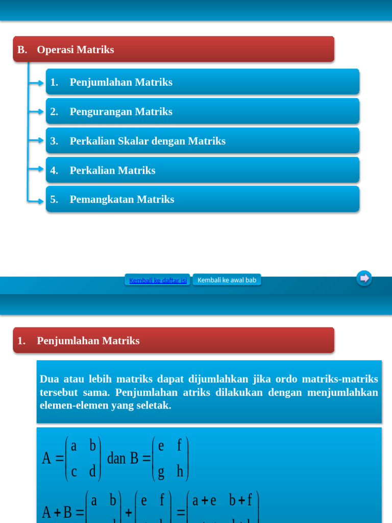 Operasi Matriks | PDF