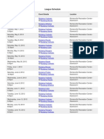 Mustang Baseball League Schedule 2012