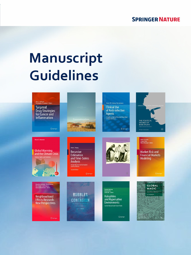 Manuscript Guidelines 04 2025 Version | PDF | Citation | Books