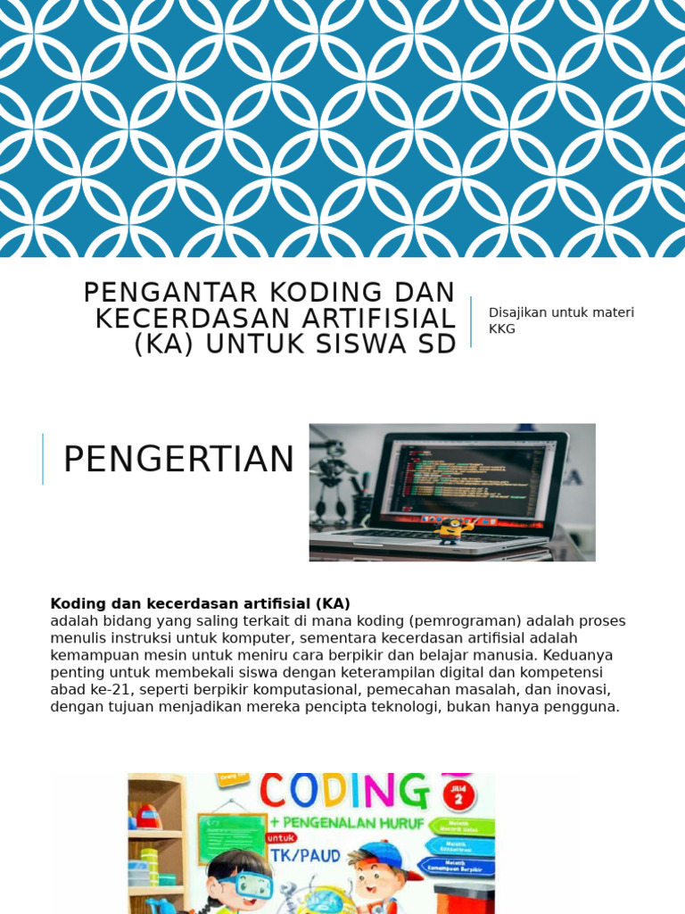 Koding dan AI untuk Siswa SD | PDF