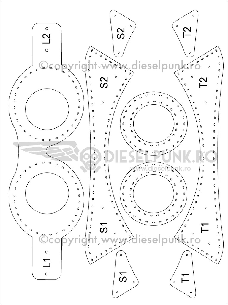 Goggles Pattern Files | PDF