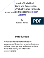 The Impact of Individual Expectations and Expectation Conflicts On Virtual Teams. Group & Organization Management