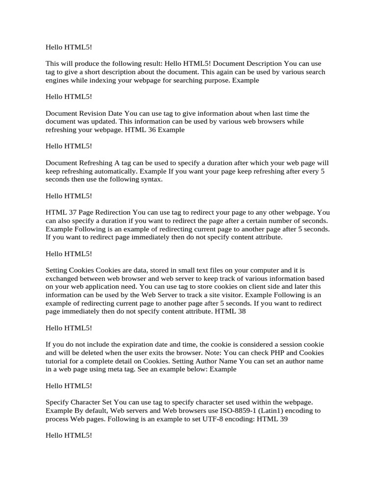 wd5 | PDF | Html Element | Http Cookie