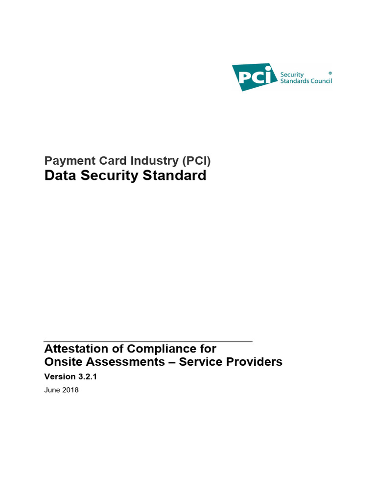 PCI DSS Compliance Attestation Guide | PDF | Payment Card Industry Data ...