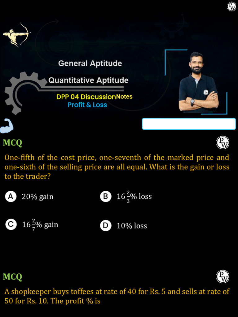 Quantitative Aptitude - DPP 04 Discussion Notes | PDF