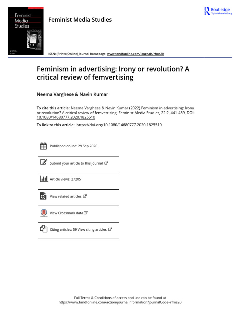 Femvertising: Empowerment or Exploitation? | PDF | Feminism | Gender ...