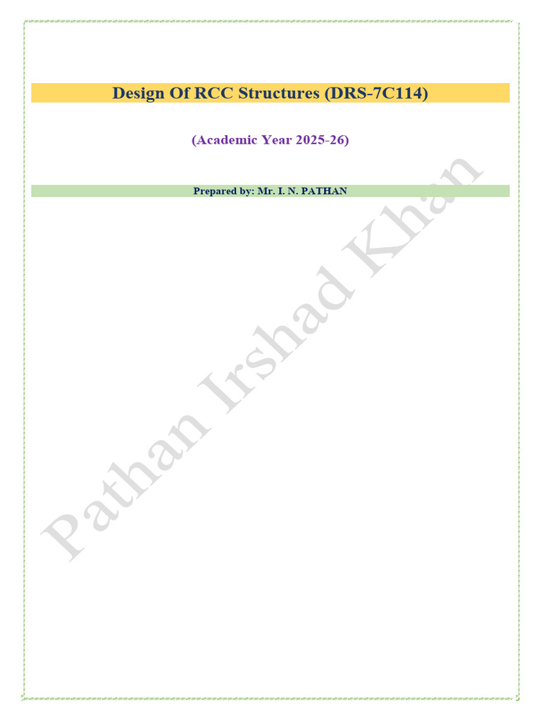 Drs(Rcc)Notes Unit-II by Inp (2) | PDF | Fracture | Bending