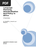 Download Language Planning Policy and Standardization Final Paper Do by Beniyam Befiker Benedict SN94693207 doc pdf