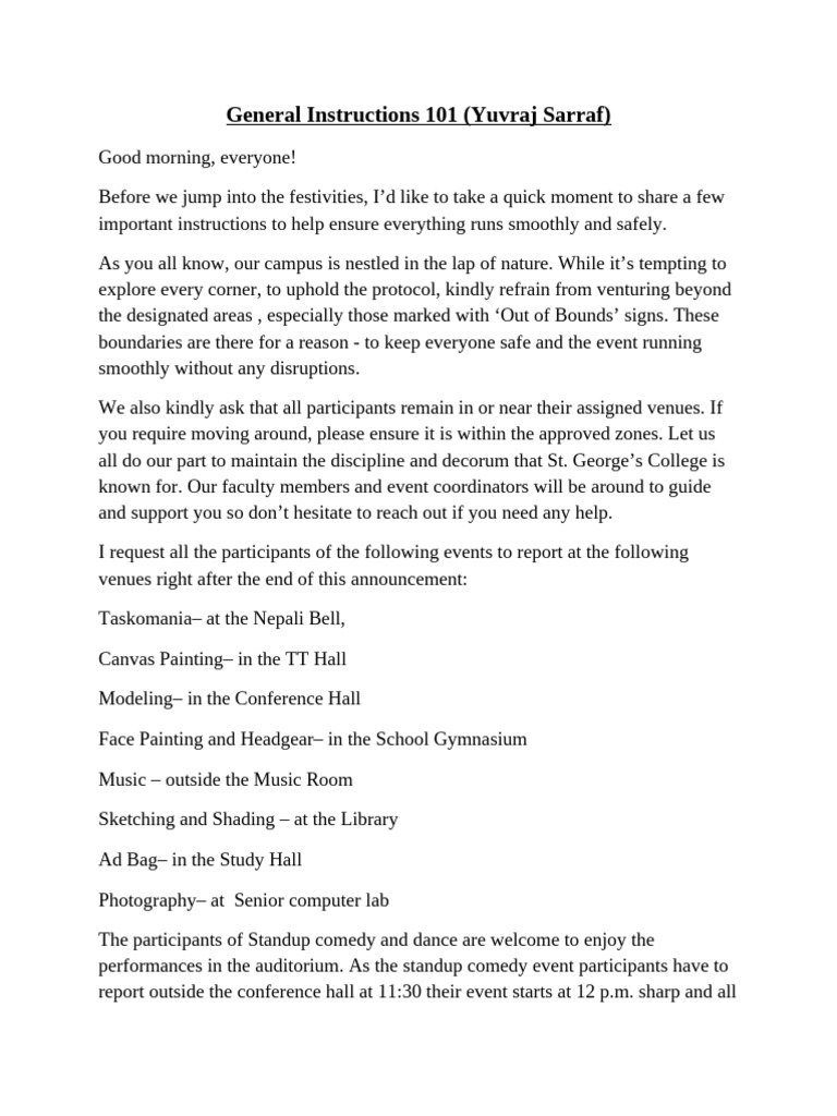 Event Instructions for Milestone 2025 | PDF