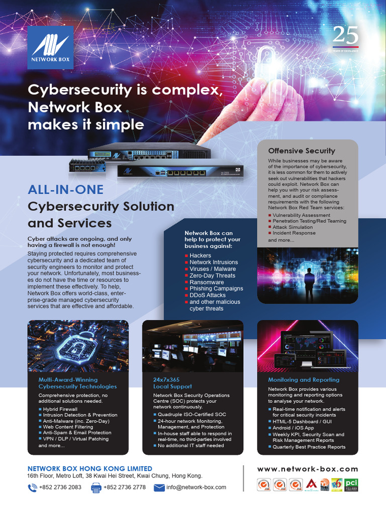 Managed Cybersecurity Solutions by Network Box | PDF | Computer ...