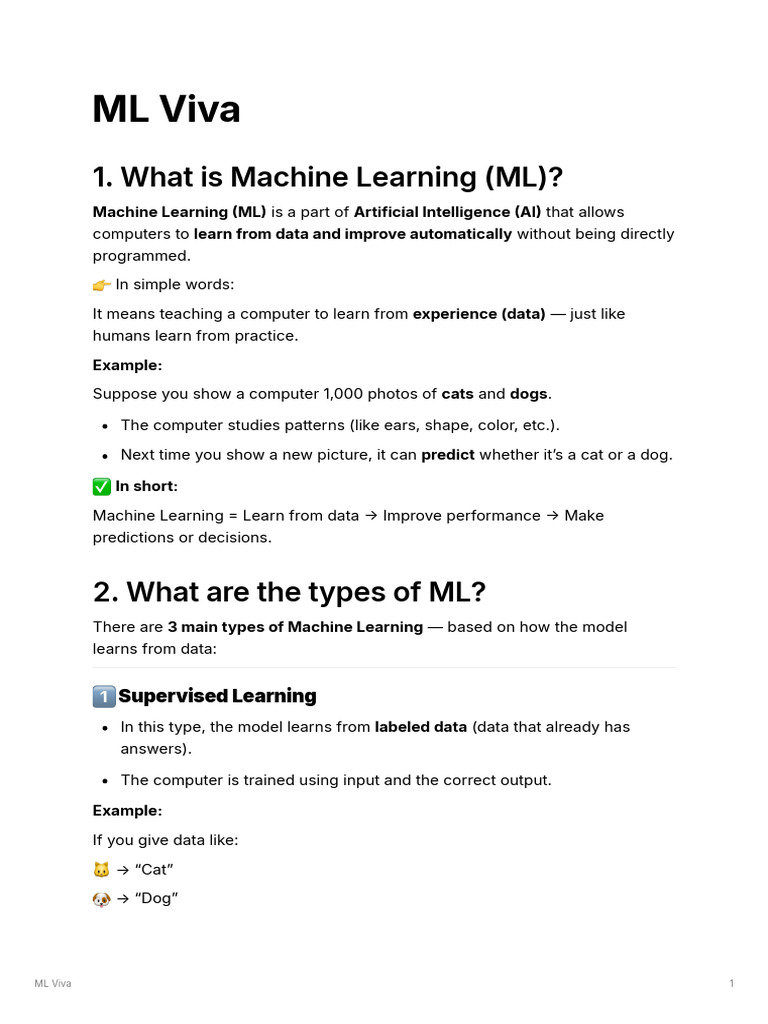 Understanding Machine Learning Basics | PDF | Machine Learning ...