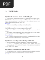 UVM Testbench Architecture Overview | PDF