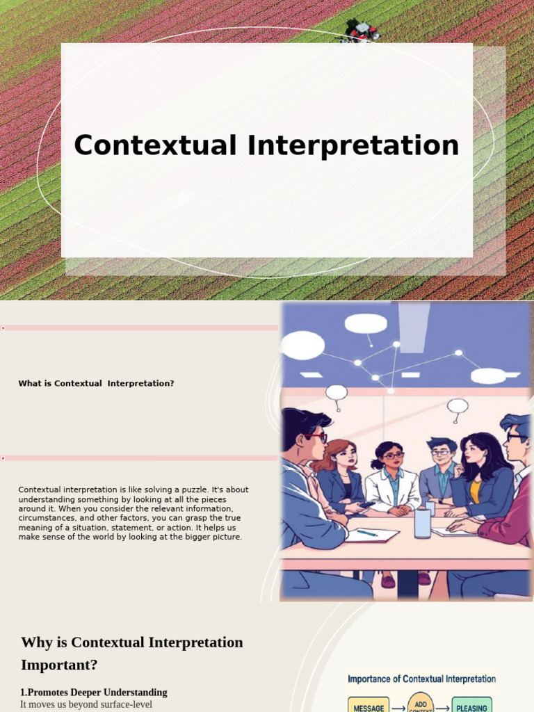 Contextual Interpretation (Lecture 6) | PDF | Bias | Stereotypes